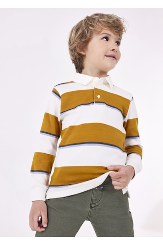 Erkek Çocuk Uzun Kol Tişört-kahverengi Kahverengi