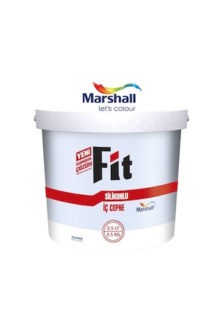 Marshall Fit Silikonlu İç Cephe Duvar Boyası 3.5 Kg