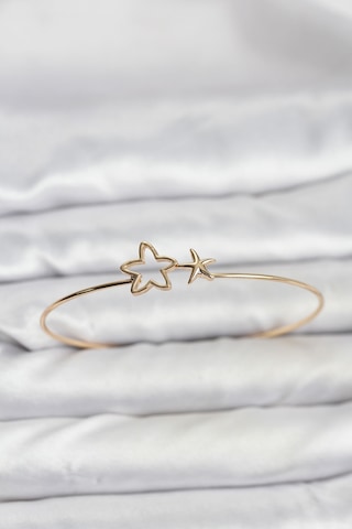 Yıldız Model Bileklik Gold Renk Çok Renkli