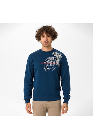 Routefıeld Routefield Erkek Sweatshirt Harv Lacivert 079 Lacivert