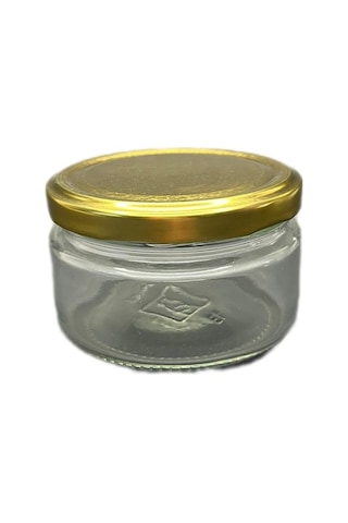 300 Cc Şeffaf Cam Magnolia Kavanozu Gold Kapaklı, 24 Adet, Cam Kavanoz, Magnolia Kavanozu, Konserve Kavanozu, Reçel Kavanozu, Bal Kavanozu, Saklama Kavanozu Diğer