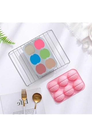 Fastbuy Cadılar Bayramı Şekil Figürlü Silikon Kalıp Seti - Çikolata Kurabiye Dondurma İçin 4'lü Mavi Paket Mavi