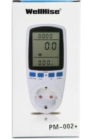 Wellhise Pm002+ Wattmetre Enerji Ölçer 16A 3680W N11.186