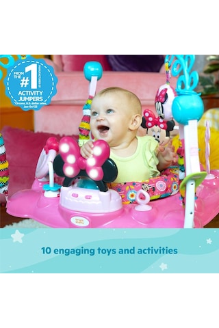 Bright Starts Disney Baby Minnie Mouse Peekaboo Işıklı Ve Melodili Aktivite Hoppalası