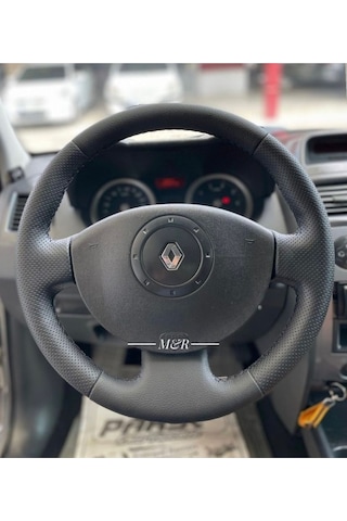 Renault Megane 2 Kaplama Deri Direksiyon Kılıfı Renault Megane 2 Kaplama Deri Direksiyon Kılıfı