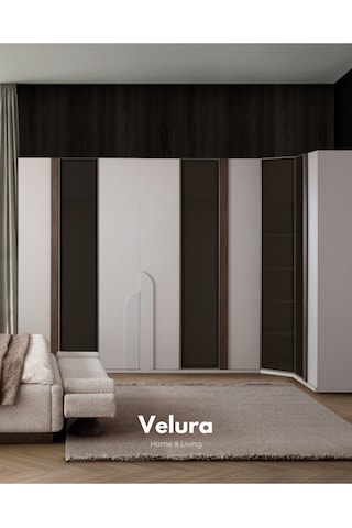 Estella 9 Kapaklı Gardırop Beyaz