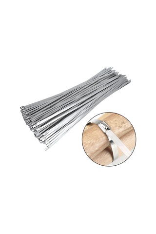 Homyl 100xmulti Amaçlı Paslanmaz Çelik Kablo Bağları 4.6x250mm