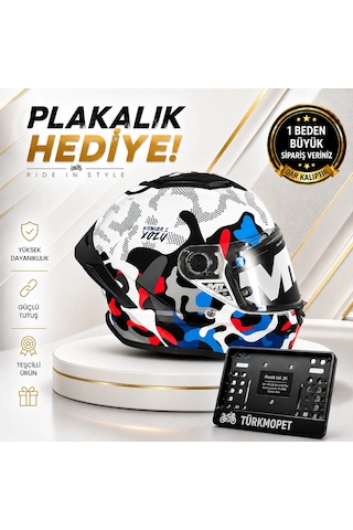 Mt Helmets Stinger 2 Solid Güneş Vizörlü Full Face Kapalı Kask + Plakalık Karbon