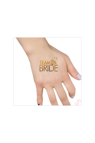 Bride Geçici Dövme, 10 Adet - Altın