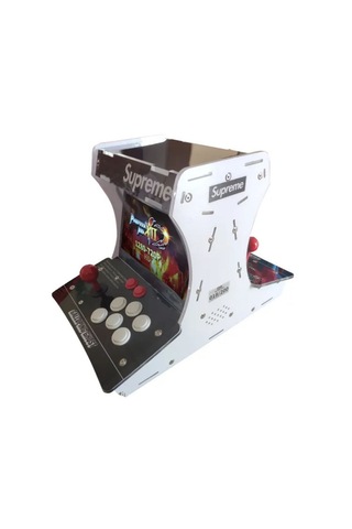 Supreme Çift Arcade Kol 10inç Çift Ekran 3000+ Oyunlu Retro Ar...