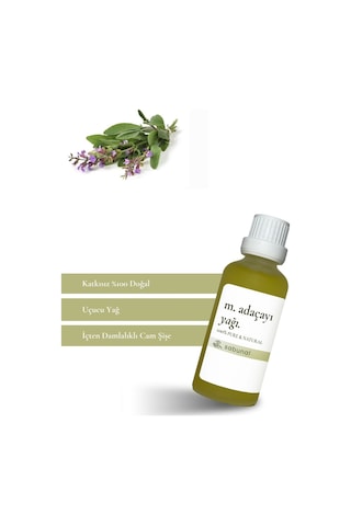 Sabunal Misk Adaçayı Yağı 50 ML - Aromaterapi ve Cilt Bakım Yağı