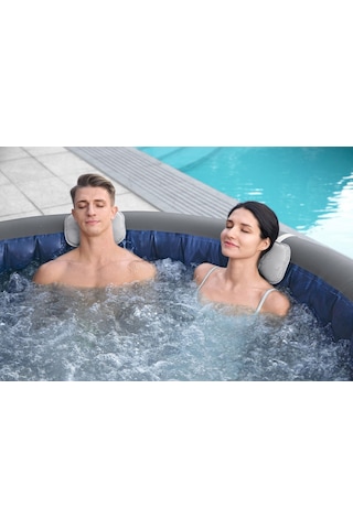 Lay-z-spa 6001t Santorini Smart Hydrojet Pro Enerji Tasarruflu Şişme Spa Havuzu, Mobil Uygulama Kontrollü, 5-7 Kişilik Gri