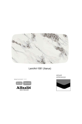 Lamiart Masa Tablası 90x160 - Dclamart-1061 - Ikarus Çok Renkli Lamiart Masa Tablası 90x160 - Dclamart-1061 - Ikarus Çok Renkli