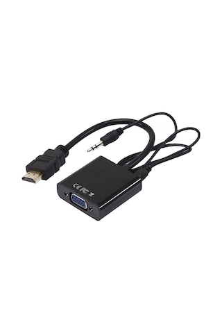 Wellhise Hdmı To Vga Adaptör Sesli