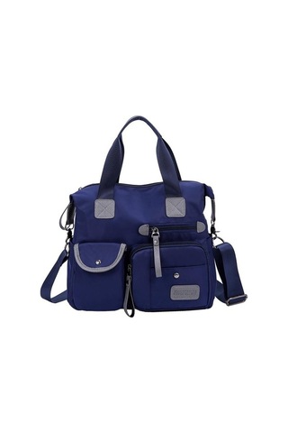 Ganzhoushop Tote Su Oxford Omuz Mumya Moda Kapasiteli Kanvas Günlük Geçirmez Çantası Çantası Çanta Çanta Büyük Black Bayan Ph Siyah