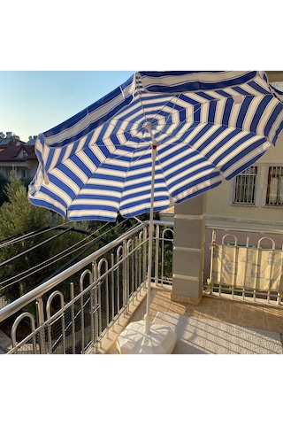 Plaj Şemsiyesi Eğilebilir 200x200 Ölçü Mavi