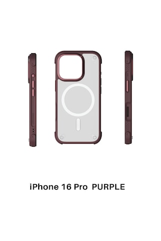 Momax MUAP24MU AiR CaseForm Apple Uyumlu iPhone 16 Pro Manyetik Telefon Kılıfı