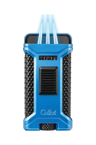 Colibri Ascari 3 Torch Pürmüz Mavi Puro Çakmağı