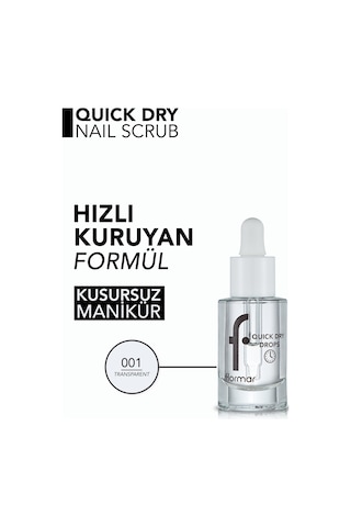 Flormar Quick Dry Drops Besleyici Etkili Oje Kurutucu Yağ 001