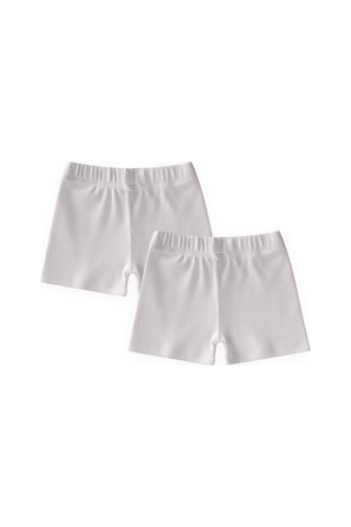 Cigit İkili Waffle Boxer 2-11 Yaş Beyaz