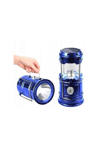 Kamp Lambası Güneş Enerjili Led Lamba Işıldak Şarjlı Powerbank Özellikli Çoklu Renk