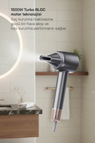 Sinbo Shd-1740 Bldc Saç Kurutma Makinesi - Şampanya Pembe