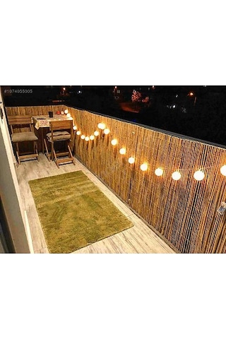1 X 3 Metre Hasır Kamış Balkon Çiti Bahçe Çiti Gölgelik