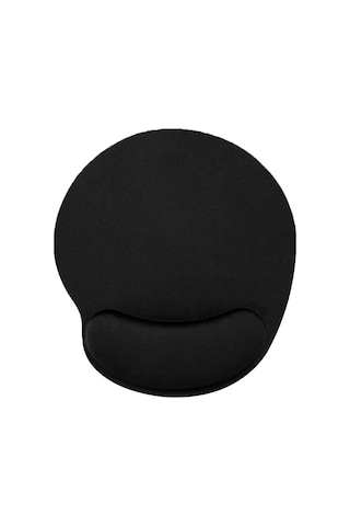 Siyah Bilek Destekli Ergonomik Jel Kaymaz Taban Mouse Pad