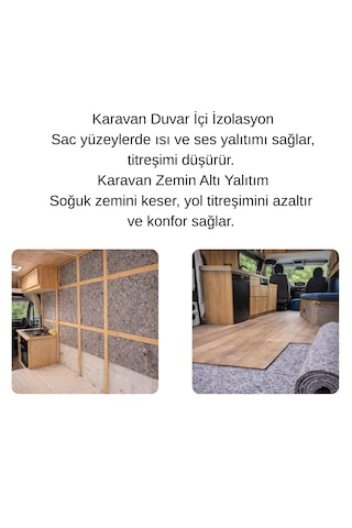 Yalıtım Keçesi Karavan, Parke Altı, Şap Altı, Ahır Ve Kümes İçin Isı & Ses İzolasyonu 200x2500