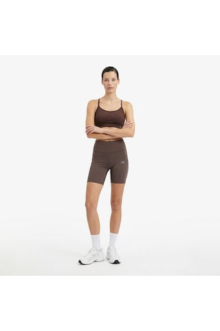New Balance Sport Fitted Short 5 Kadın Kahverengi Şort Wb619480