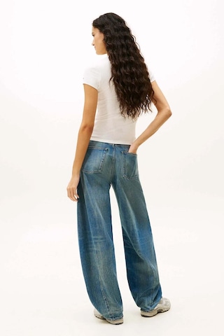 Tommy Jeans Kadın Tişört-dw0dw21838-12820 Beyaz