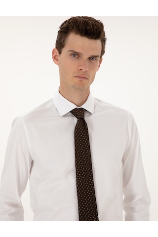 Pierre Cardin Erkek Beyaz Gömlek Basic 50313178-vr013 Beyaz