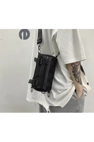 Mucize Erkek Tasarımcı Crossbody Çanta Moda Küçük Silindir Telefon Paketleri 2020women's Messenger Omuzdan Askili Çanta Sokak Hip-hop Takım Çantası Diğer