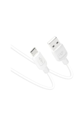 Linktech K448 Strong Micro USB Data/Şarj Kablosu 1mt 2.4A Beyaz
