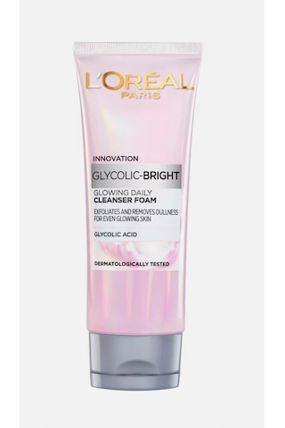 L'oréal Paris - Glikolik Asitli Parlatıcı Günlük Temizleyici Köpük - 100 Ml