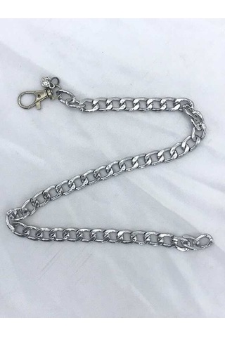 Karışık Renk Pırlantalı Zincir 35cm