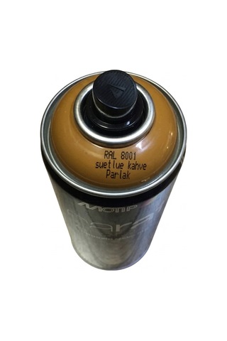 Motip Carat Ral 8001 Sprey Boya 400ml - Parlak Sütlü Kahve Çok Renkli