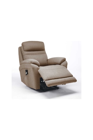 Lisbon Power Lift Otomatik Mekanizmalı Baba Ve Tv Koltuğu Vizon Kumaş 88x99x106 Cm Bej