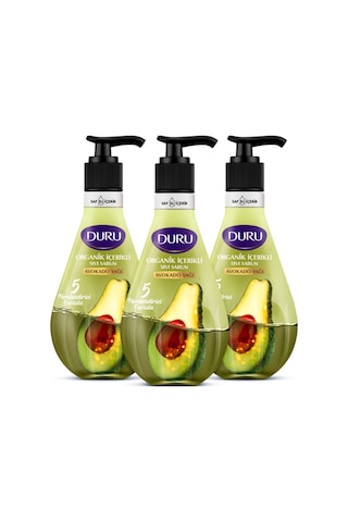 Organik Içerikli Avokado Sıvı Sabun 3x500ml