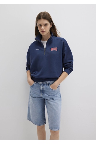 Mavi Koyu Lacivert Kadın Sweatshirt M1s10373-70488 Koyu Lacivert