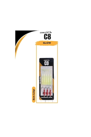 Caretta C8 8cm 5.5gr Lrf Silikon Yem Glow Caretta C8 8cm 5.5gr Lrf Silikon Yem Glow