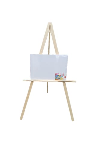 Ahşap Ayarlı Şövale, Resim Sehpası, Ressam Şövalye Sergi Tuval Tutucu, 144 Cm, Hoşgeldiniz Standı