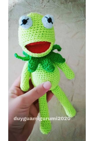 Amigurumi Kermit Kurbağa Oyuncak Amigurumi Kermit Kurbağa Oyuncak