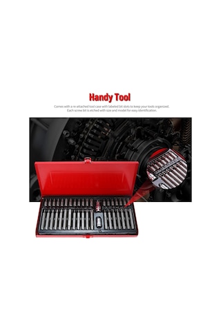 Staxx Power Çok Fonksiyonlu Krom Bits Tutucu Soket Seti 40 Parça