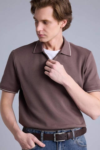 Defacto Regular Fıt Kısa Kollu Polo Tişört G1515ax26spbn534 Kahve-bn534