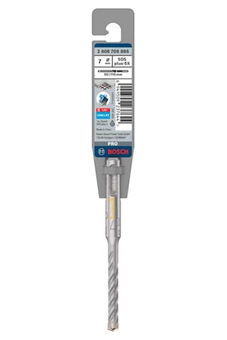 Bosch Pro Sds Plus-5x 7 X 110 Mm Dört Elmaslı Matkap Ucu 2608706886