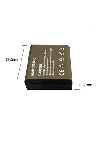 Ultratekno Eken H9r H9 Yedek Batarya Pg1050 1050 Mah 3.885wh Pil Kahverengi