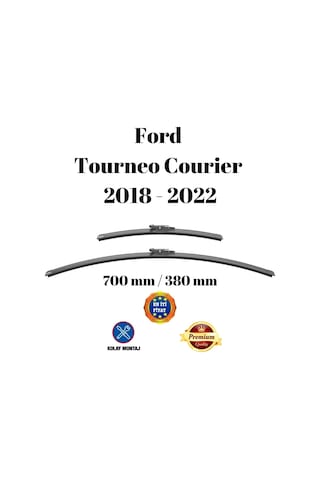 Ford Tourneo Courier 2018 2019 2020 2021 2022 Uyumlu Ön Cam Muz Tipi Silecek Süpürgesi Seti 700/380mm Silbak