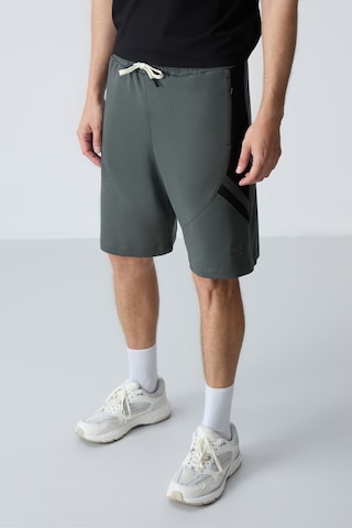 Tommy Life Haki Pamuklu Kalın Yumuşak Dokulu Standart Fit Basic Erkek Şort - 81281 Haki