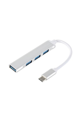 Type-C To 4 Port Usb 3.0 Çoklayıcı Dönüştürücü Adaptör Otg